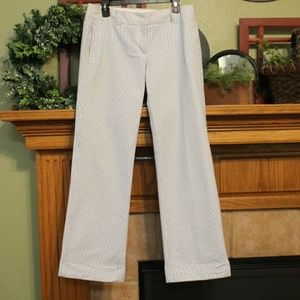 JCrew city fit seersucker pants